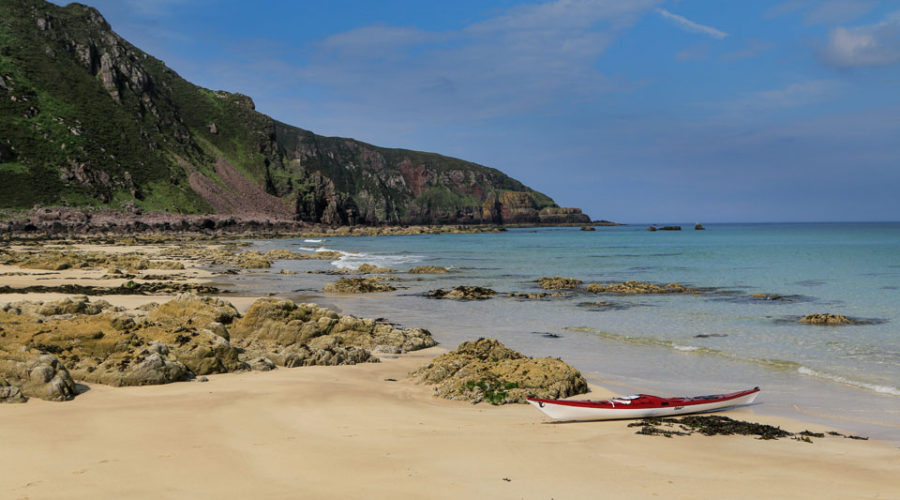 Sea Kayak Rubha Reidh Camas Mor Beach North West Highlands