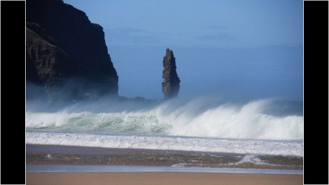 Sandwood Bay and Am Buachaille Sandwood Bay and Am Buachaille