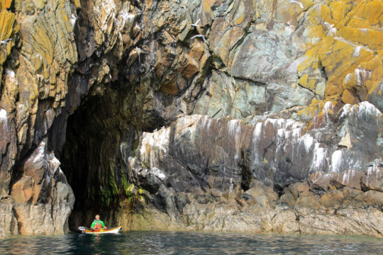 Cave South of Lagvag, Mull of Galloway Sea Kayak Mull of Galloway Cave