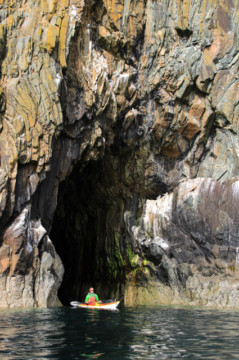 Cave South of Lagvag, Mull of Galloway Sea Kayak Mull of Galloway Cave