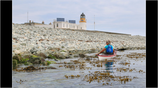 Landing at Ailsa Craig Lighthouse Sea Kayak Ailsa Craig Lighthouse