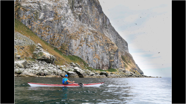 Ailsa Craig's West Coast & Gannets Sea Kayak Ailsa Craig Gannets