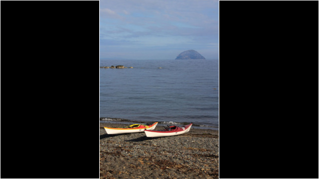Ailsa Craig from Carleton Bay Sea Kayak Ailsa Craig