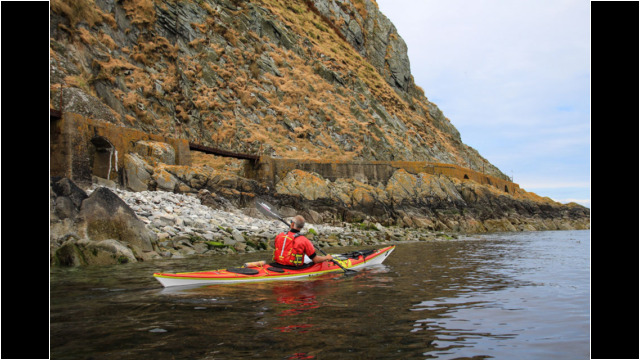 Ailsa Craig's Old Railway Sea Kayak Ailsa Craig