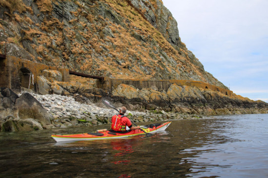 Ailsa Craig's Old Railway Sea Kayak Ailsa Craig
