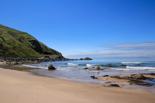 Innean Glen Beach, Mull of Kintyre Sea Kayak Mull of Kintyre Beach