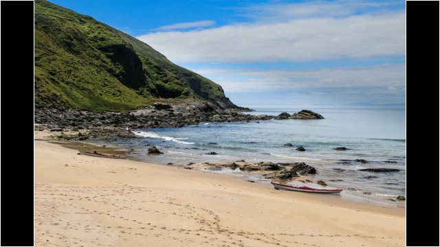 Innean Glen Beach, Mull of Kintyre Sea Kayak Mull of Kintyre Beach