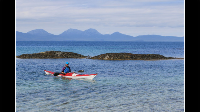 Paps of Jura from Gigha Sea Kayak Gigha Paps of Jura