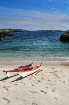Port Mais-sgeire beach & Orsay lighthouse Sea Kayak Rhinns of Islay Beach