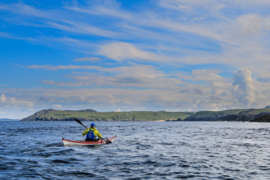 Heading to Lossit Bay Sea Kayak Rhinns of Islay