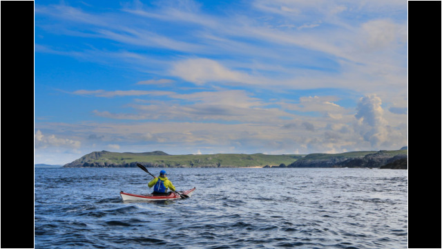 Heading to Lossit Bay Sea Kayak Rhinns of Islay
