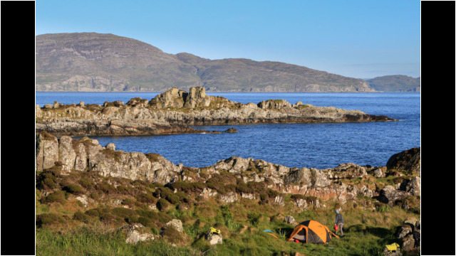 Campsite on Eileach an Naoimh, Garvellachs Garvellachs Camping