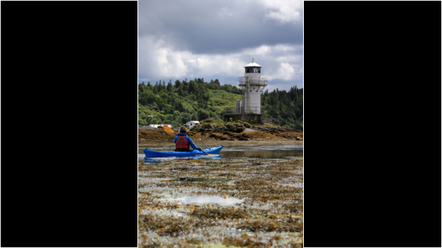 Light near Port Appin, North Lismore Sea Kayak North Lismore Lighthouse