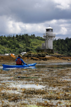 Light near Port Appin, North Lismore Sea Kayak North Lismore Lighthouse