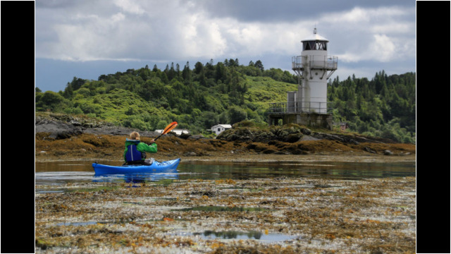 Light near Port Appin, North Lismore Sea Kayak North Lismore Lighthouse