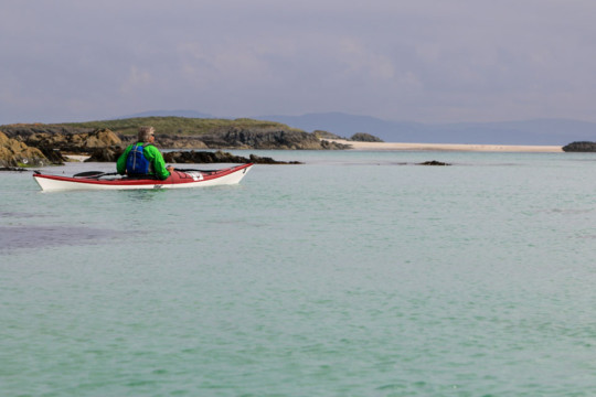 Eilean Annraidh from North Iona Sea Kayak Iona Beach