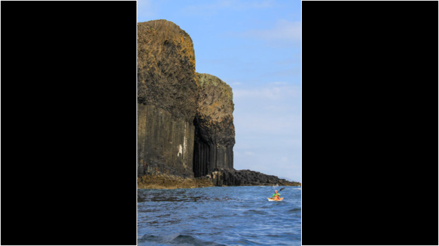 Boat Cave & The Great Face, Staffa Sea Kayak Treshnish Staffa Boat Cave The Great Face