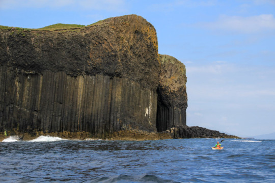 Boat Cave & The Great Face, Staffa Sea Kayak Treshnish Staffa Boat Cave The Great Face
