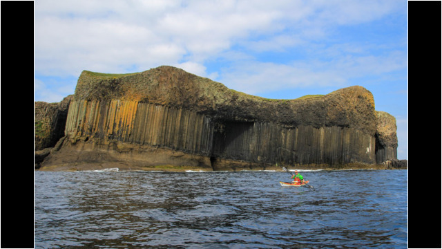 Boat Cave & The Great Face, Staffa Sea Kayak Treshnish Staffa Boat Cave The Great Face