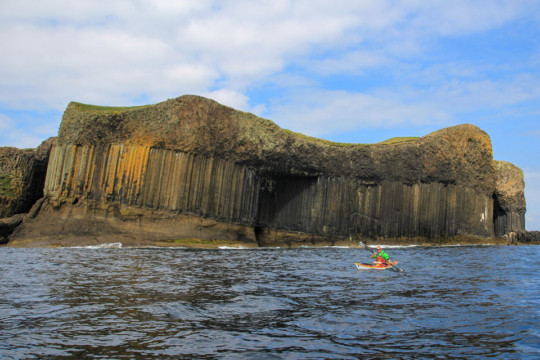 Boat Cave & The Great Face, Staffa Sea Kayak Treshnish Staffa Boat Cave The Great Face