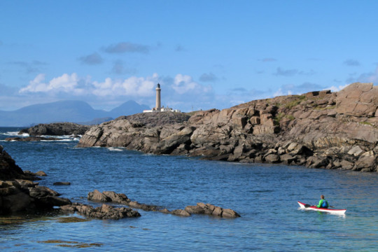 Ardnamurchan Point Lighthouse from Port Min Sea Kayak Ardnamurchan Point Lighthouse