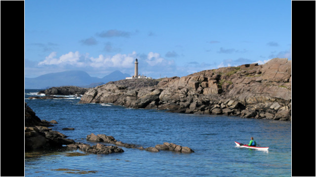 Ardnamurchan Point Lighthouse from Port Min Sea Kayak Ardnamurchan Point Lighthouse