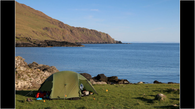 Camping at Harris, West Coast Rum Sea Kayak Rum