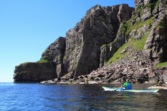 Rubha nam Meirleach, SW Rum Sea Kayak Rum