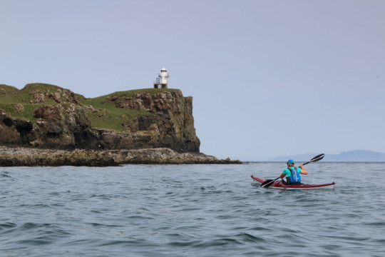 Light on East Coast of Sanday Sea Kayak Canna Sanday Lighthouse
