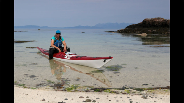 Landing at Garrisdale, NW Canna Sea Kayak Canna Beach