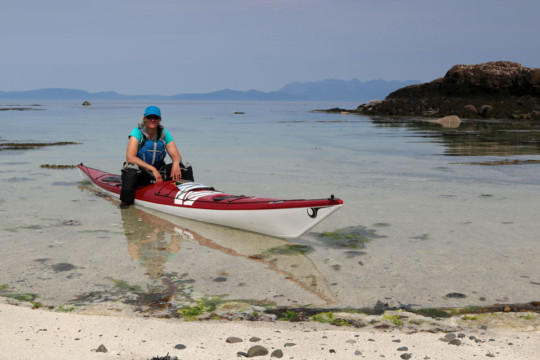 Landing at Garrisdale, NW Canna Sea Kayak Canna Beach