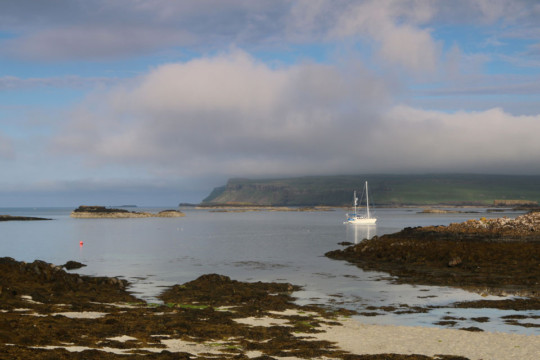 Canna from Sanday's NE Coast Canna Sanday