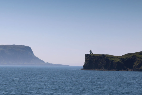 Light on East Coast Sanday, Rum behind Canna Sanday