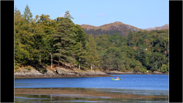 Loch Moidart, Eileen Shona Sea Kayak Eilean Shona Loch Moidart