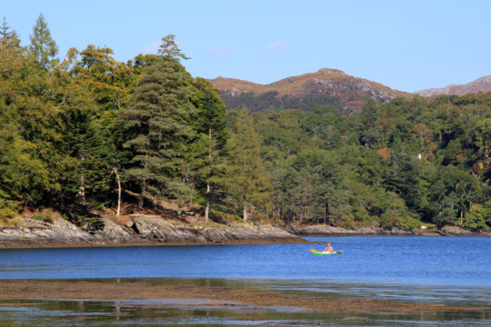 Loch Moidart, Eileen Shona Sea Kayak Eilean Shona Loch Moidart