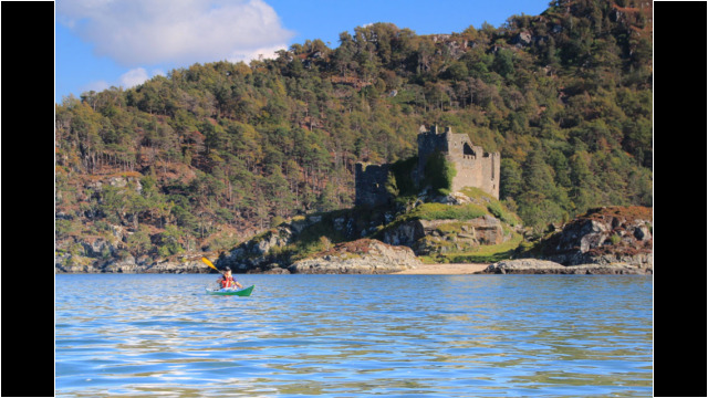 Castle Tioram Sea Kayak Eilean Shona Castle Tioram