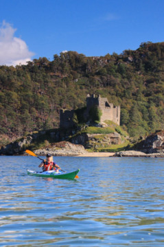 Castle Tioram Sea Kayak Eilean Shona Castle Tioram