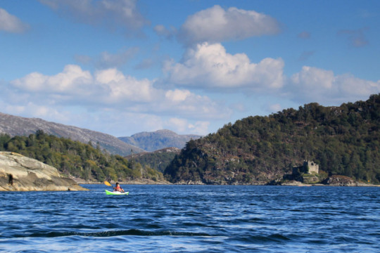 Eilean Shona South Channel & Castle Tioram Sea Kayak Eilean Shona Castle Tioram