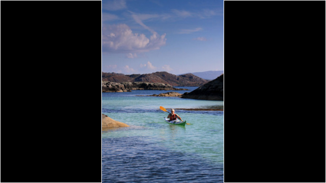 SW Corner of Eilean Shona Sea Kayak Eilean Shona