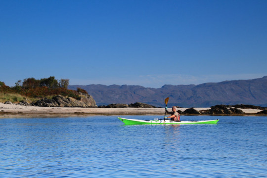 Samalaman Island enroute to Eilean Shona Sea Kayak Eilean Shona Samalaman Island