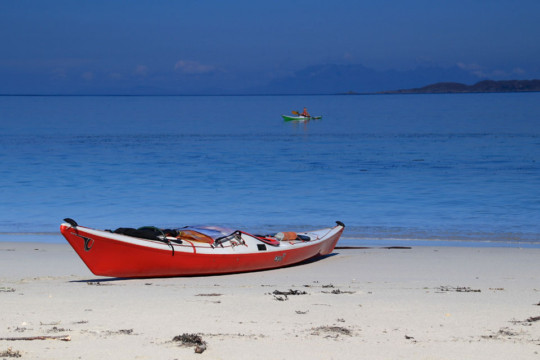 Silver Sands Beach enroute to Eileen Shona Sea Kayak Eilean Shona Beach Silver Sands