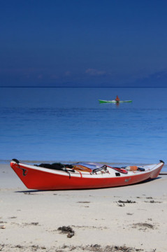 Silver Sands Beach enroute to Eileen Shona Sea Kayak Eilean Shona Beach Silver Sands