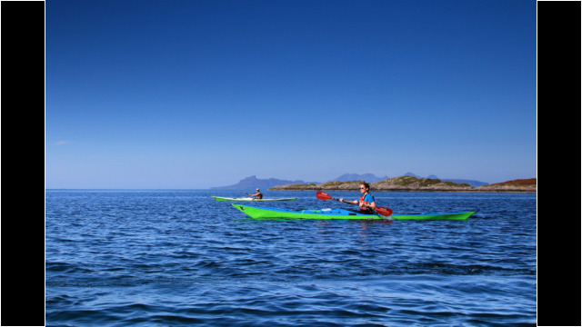 Eilean Collie & Eigg enroute to Eilean Shona Sea Kayak Eilean Shona