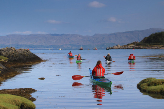 Glenuig Bay Sea Kayak Loch Ailort Glenuig