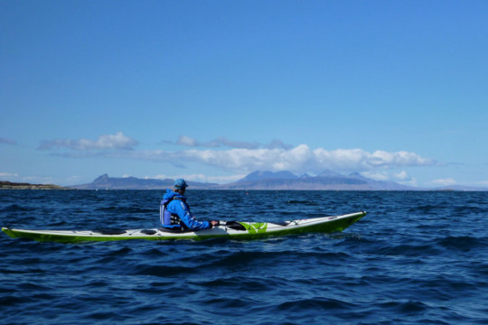 Eigg & Rum from Loch Ailort Sea Kayak Loch Ailort