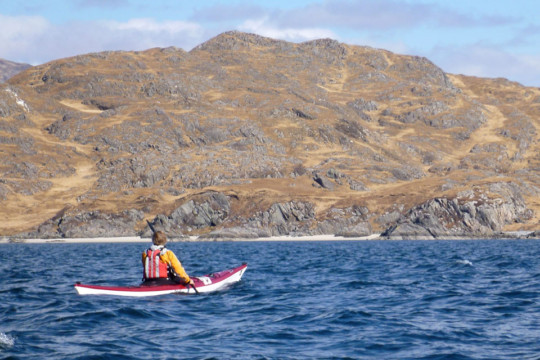 Beaches West of Peanmeanach, Loch Ailort Sea Kayak Loch Ailort Beach