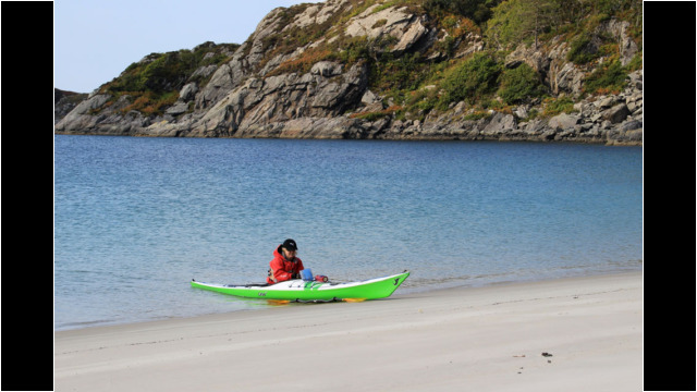 Beach West of Peanmeanach, Loch Ailort Sea Kayak Loch Ailort Beach