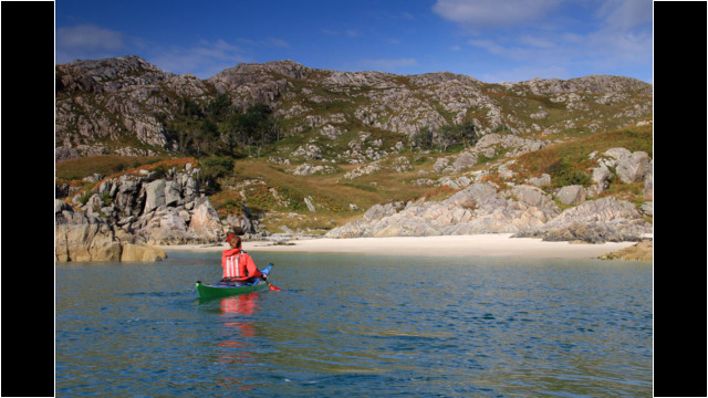 Beach West of Peanmeanach, Loch Ailort Sea Kayak Loch Ailort Beach
