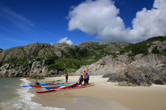 Loch Ailort beach Sea Kayak Loch Ailort Beach