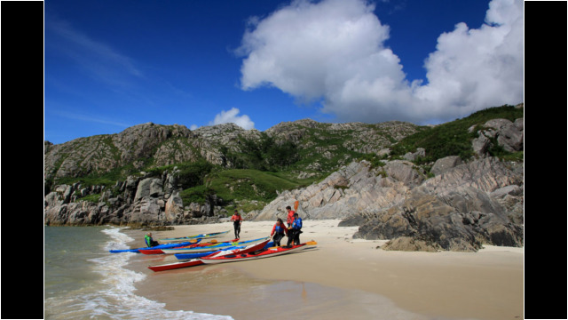 Loch Ailort beach Sea Kayak Loch Ailort Beach